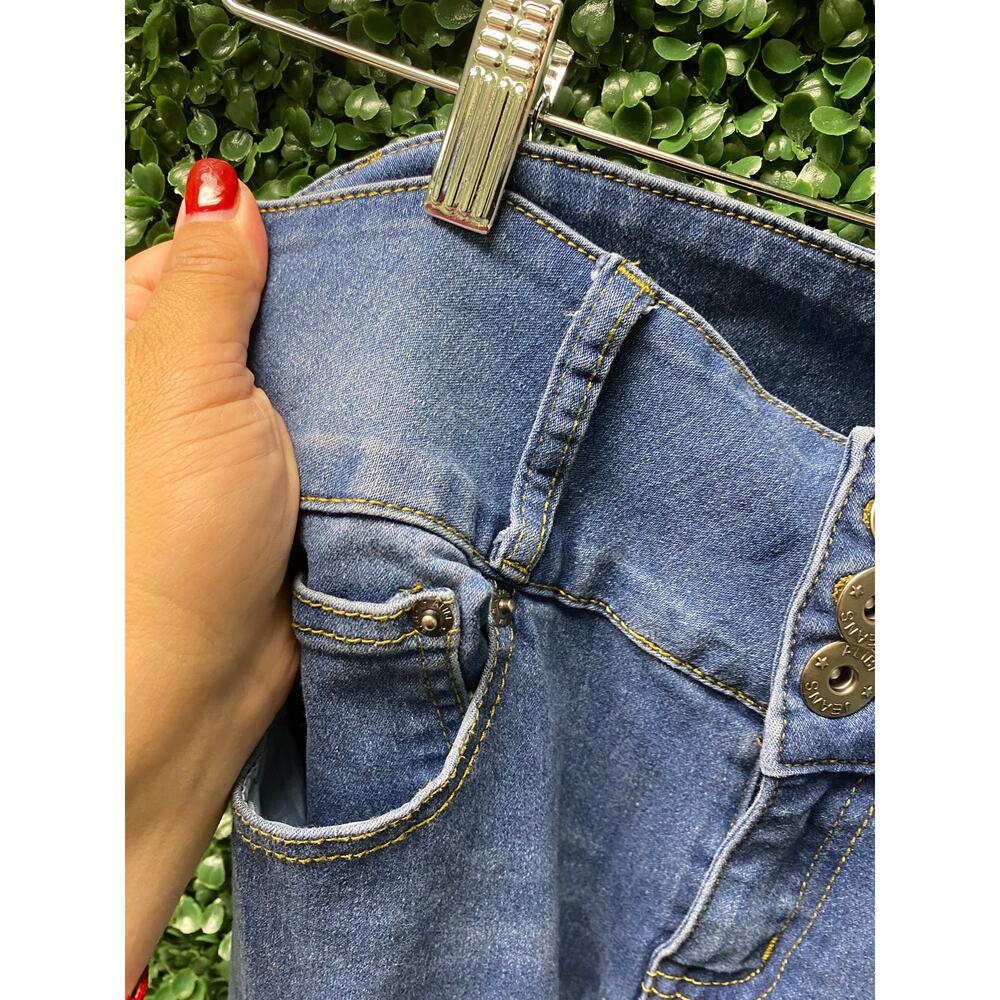Mid Rise jeans with distressing  Size 11 - Picture 5 of 7